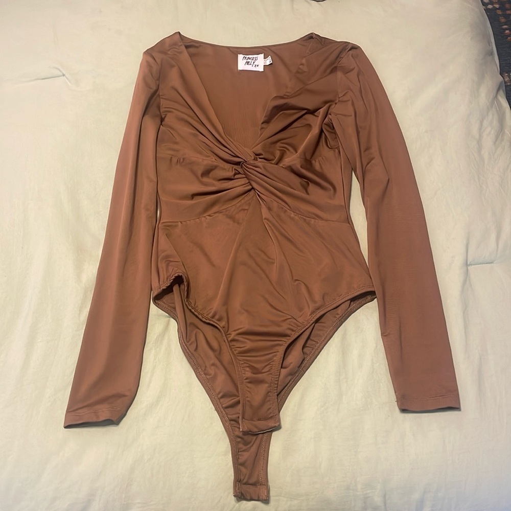 Princess Polly Brown Bodysuit